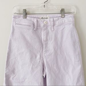 Madewell | Emmet Wide Leg Crop | Lilac/Lavender | Size 26 | J8985
